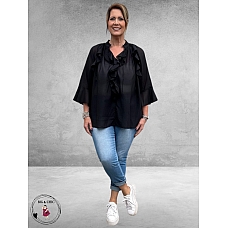 Kaffe Curve blouse Flori – Deep Black